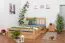 Buche Bett 160 x 200 cm Natur Abbildung