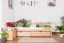 Buche Stauraumbett 90 x 200 cm Natur Abbildung
