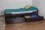Bett mit Schubladen Buche 90 x 200 cm Schokobraun Abbildung