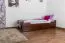 Stauraumbett Buche 90 x 200 cm Dunkelbraun Abbildung
