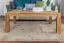 Couchtisch Eiche Massivholz Farbe: Natur 45x120x80 cm Abbildung