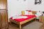 Bett 100 x 200 cm Eiche massiv geölt Abbildung