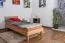 Bett Kernbuche massiv 90 x 200 cm geölt Abbildung
