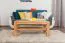 Sofatisch Clubtisch Loungetisch Couchtisch Buche Massivholz Farbe: Natur 45x105x65 cm Abbildung