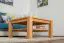 Wohnzimmertisch Kernbuche Massivholz Farbe: Natur 50x80x80 cm Abbildung