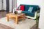 Couchtisch Buche Massivholz Farbe: Natur 45x80x80 cm Abbildung