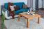 Couchtisch Kernbuche Massivholz Farbe: Natur 45x80x80 cm Abbildung