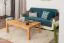 Beistelltisch Couchtisch Kernbuche Massivholz Farbe: Natur 45x120x80 cm Abbildung