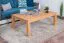 Wohnzimmertisch Kernbuche Massivholz Farbe: Natur 45x120x80 cm Abbildung