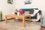 Beistelltisch Couchtisch Kernbuche Massivholz Farbe: Natur 45x120x80 cm Abbildung