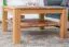 Couchtisch Kernbuche Massivholz Farbe: Natur 45x80x80 cm Wohnzimmermöbel Wohnzimmereinrichtung Abbildung