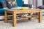 Couchtisch Eiche Massivholz Farbe: Natur 45x105x65 cm Wohnzimmermöbel Wohnzimmereinrichtung Abbildung