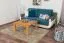 Beistelltisch Couchtisch Kernbuche Massivholz Farbe: Natur 45x80x80 cm Abbildung