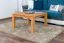 Wohnzimmertisch Kernbuche Massivholz Farbe: Natur 45x80x80 cm Abbildung