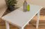 Holztisch Tisch 50x100 cm Kiefer massiv, Farbe: Weiß Abbildung