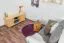TV-Schrank Massivholz Farbe: Natur 55x136x47 cm  Abbildung