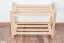 Schuhregal Kiefer Holz massiv, Farbe: Natur 40x58x26 cm Abbildung