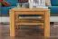 Couchtisch Eiche Massivholz Farbe: Natur 45x65x65 cm Wohnzimmermöbel Wohnzimmereinrichtung Abbildung