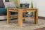 Couchtisch Eiche Massivholz Farbe: Natur 50x65x65 cm Wohnzimmermöbel Wohnzimmereinrichtung Abbildung