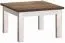 Beistelltisch Couchtisch teilmassiv Farbe: Altweiß 49x80x80 cm Abbildung