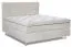 Boxspringbett MINDORO, Box: Bonellfederkern, Matratze: Taschenfederkern, Top Matress: Schaumstoff - Abmessung: 180 x 200 cm - Farbe: Weiß