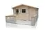 Gartenhaus Imst - 4,40 x 4,14 Meter aus 28 mm Blockbohlen