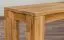 Bank Wooden Nature 132 Eiche massiv - 200 x 33 cm (L x B)
