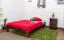 Kinderbett / Jugendbett Kiefer Vollholz massiv Nussfarben A10, inkl. Lattenrost - Abmessung 120 x 200 cm
