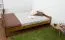 Kinderbett / Jugendbett Kiefer Vollholz massiv Eichefarben A11, inkl. Lattenrost - Abmessung 140 x 200 cm