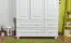 Kiefer Kleiderschrank 120 cm Breite