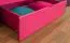Buche Massivholzbett 140 x 200 cm Rosa