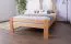 Einzelbett "Easy Premium Line" K4 in Überlänge, 120 x 220 cm Buche Vollholz massiv Natur