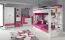 Kinderzimmer Schrank Rosa / Weiß 190x45x40 cm