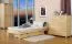 Kiefer Bettgestell 80 x 200 cm Natur Abbildung