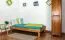 Eiche-Bett massiv | 100 x 200 cm | Eiche | Geölt Abbildung