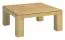 Massivholz Couchtisch Loungetisch Eiche Natur 41x90x90 cm, Wohnzimmertisch Beistelltisch Clubtisch massiv Abbildung