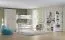 Drehtürenschrank / Kleiderschrank 13, Farbe: Weiß / Creme - Abmessungen: 198 x 84 x 56 cm (H x B x T)