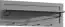 Garderobe Segnas 15, Farbe: Grau - 40 x 109 x 20 cm (H x B x T)
