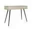 Schlichter Schminktisch mit zwei Schubladen Horsham 69, Farbe: Beige, Push-to-open Funktion, ABS-Kantenschutz, modernes und einfaches Design