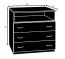 Kommode Tandil 14, Farbe: Erle - 82 x 90 x 40 cm (H x B x T)