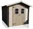 Holz-Gartenhütte 1,78 x 2,26 Meter (inkl. Dach) | Naturbelassen | Satteldach Abbildung