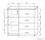 Kommode Kebumen 27, Farbe: Erle - Abmessungen: 100 x 102 x 51 cm (H x B x T)