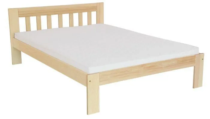 Bettgestell Kiefer 160 x 200 cm Natur Abbildung