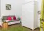 weißer Schlafzimmerschrank massiv 190x120x60 cm