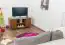 TV-Lowboard Landhausstil Massivholz Farbe: Eiche 55x118x47 cm 