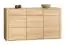 Kommode / Sideboard Jussara 13, Farbe: Hellbraun, Eiche teilmassiv – 97 x 178 x 50 cm (H x B x T)