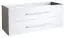 Waschtischunterschrank Bengaluru 36, Farbe: Weiß matt / Esche Grau – 50 x 119 x 45 cm (H x B x T)