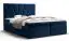 Boxspringbett mit modernen Design Pirin 30, Farbe: Blau - Liegefläche: 180 x 200 cm (B x L)