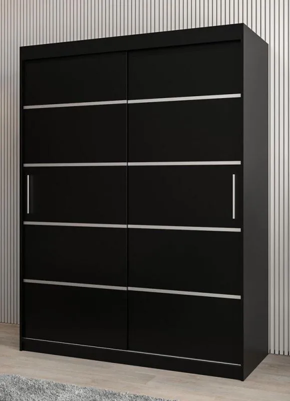 Kleiderschrank schwarz Abbildung