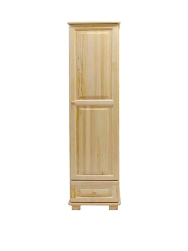 schmaler Schrank, Farbe: Natur 190x47x60 cm Abbildung